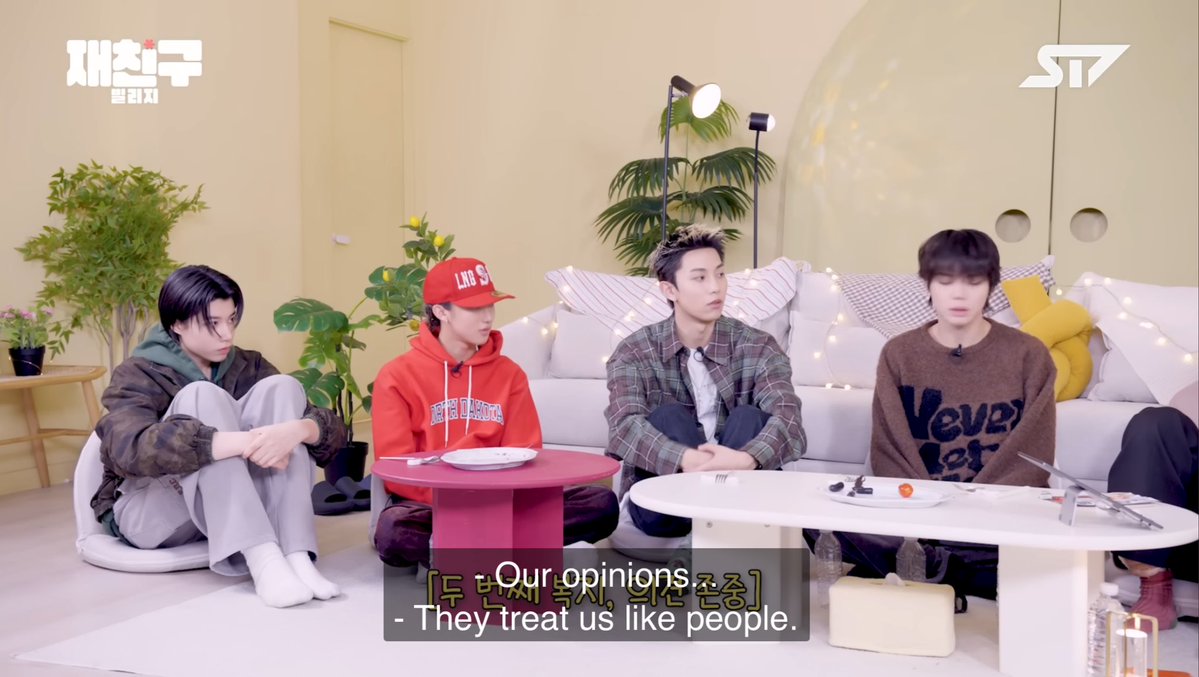 youjaylous's tweet image. Jae: What’s the good perks on MoreVision?

Ohyul: Freedom.. that’s the biggest advantage 
Ryul: We can voice out opinions.. They treat us like people

Jay: For us, with that freedom comes responsibility. We have relationships built on trust. So we try not to break that trust 🥹🫶🏻