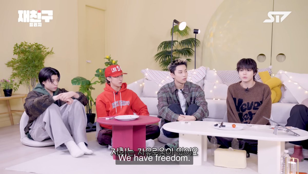 youjaylous's tweet image. Jae: What’s the good perks on MoreVision?

Ohyul: Freedom.. that’s the biggest advantage 
Ryul: We can voice out opinions.. They treat us like people

Jay: For us, with that freedom comes responsibility. We have relationships built on trust. So we try not to break that trust 🥹🫶🏻