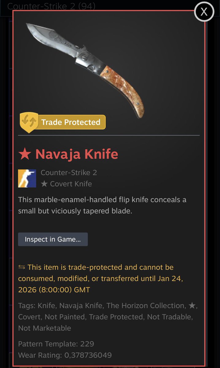 🎁 CS2 KNIFE GIVEAWAY 🎁

We are giving away this ★ Navaja Knife to one lucky winner! 🔪

To Enter:
✅ Follow <a href="/CS2Locker/">CS2Locker</a> &amp; <a href="/saltenator/">Salt</a> 
✅ Like &amp; Retweet
✅ Tag 2 Friends

⏳ Ends in 7 Days. Good luck! 🍀