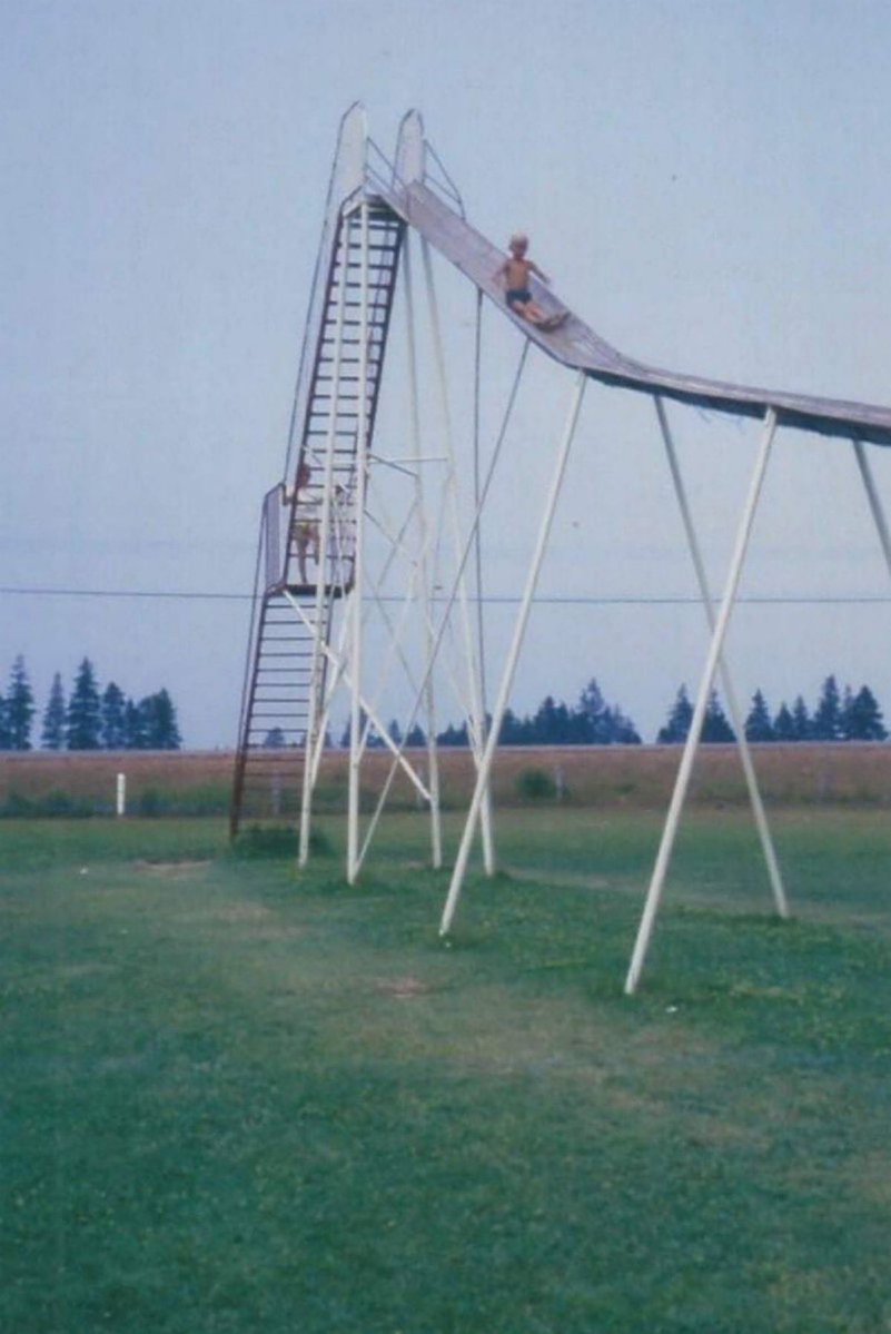 Super70sSports's tweet image. I’m a connoisseur of dangerous playground equipment. I’ve seen some really fucked up shit. But you gotta be fucking kidding me …