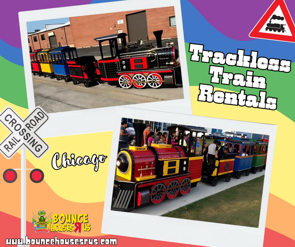 BouncehouseIL's tweet image. All aboard! Our Trackless Train is perfect for church fairs, company family days, or any celebration! Guaranteed smiles all around. No tracks, no fuss—just pure fun. Book your ride today!

bouncehousesrus.com/items/trackles…

#BounceHousesRUs #TracklessTrain #FamilyFun #AllAboard #ChicagoIL
