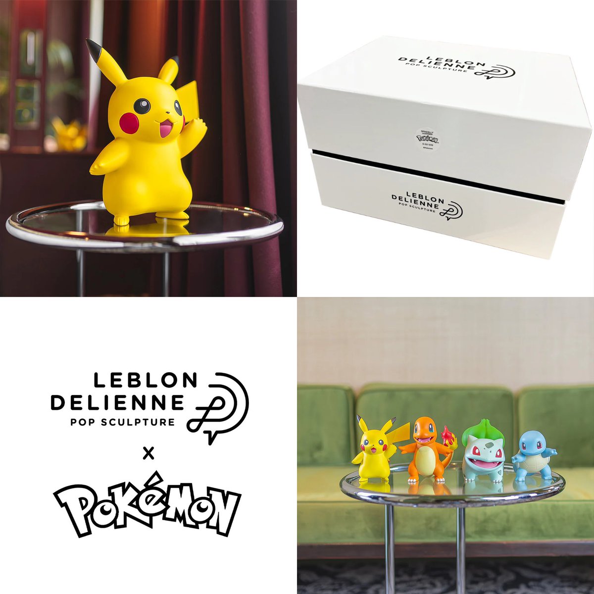LEBLON DELIENNEとポケモンのコラボとして販売される高級フィギュア