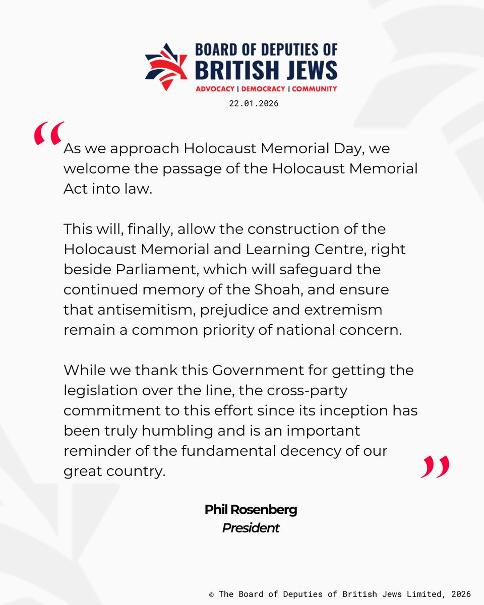 Board of Deputies of British Jews tweet media