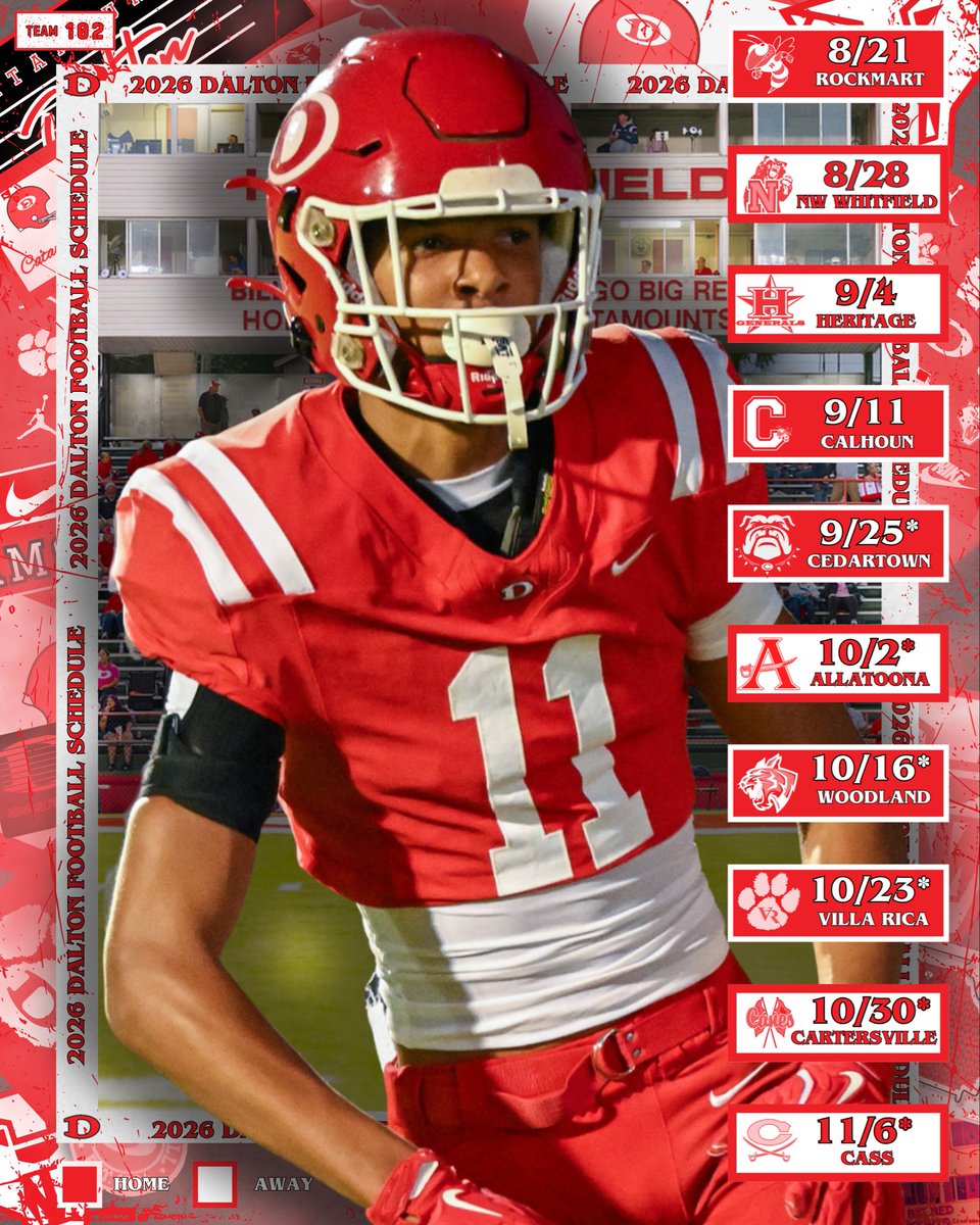 Dalton HS Football tweet media