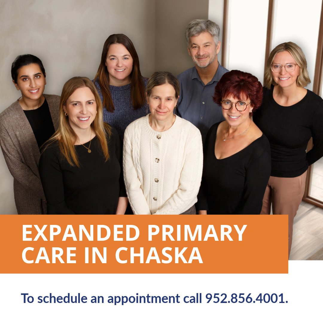RidgeviewMed's tweet photo. On Feb. 9, Ridgeview will open an expanded primary care clinic at its Chaska Campus (Two Twelve Medical Center), moving its primary care services from Suite 115N to Suite 220 on the second floor. To learn more, visit https://t.co/ZkpNtcjH9Q https://t.co/qmwvv7OwdE