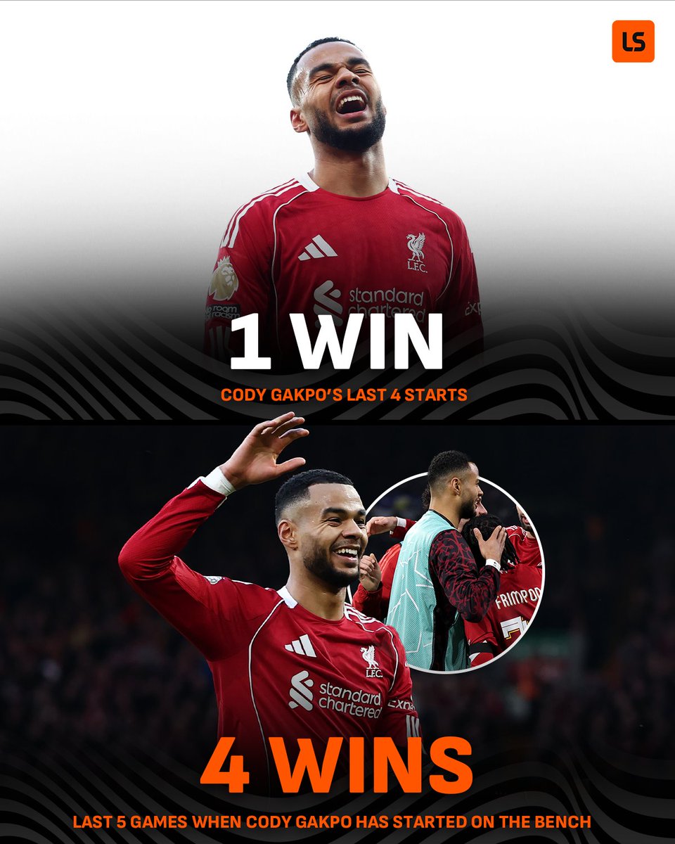 Are Liverpool a better team when Gakpo doesn’t start? 🤔
