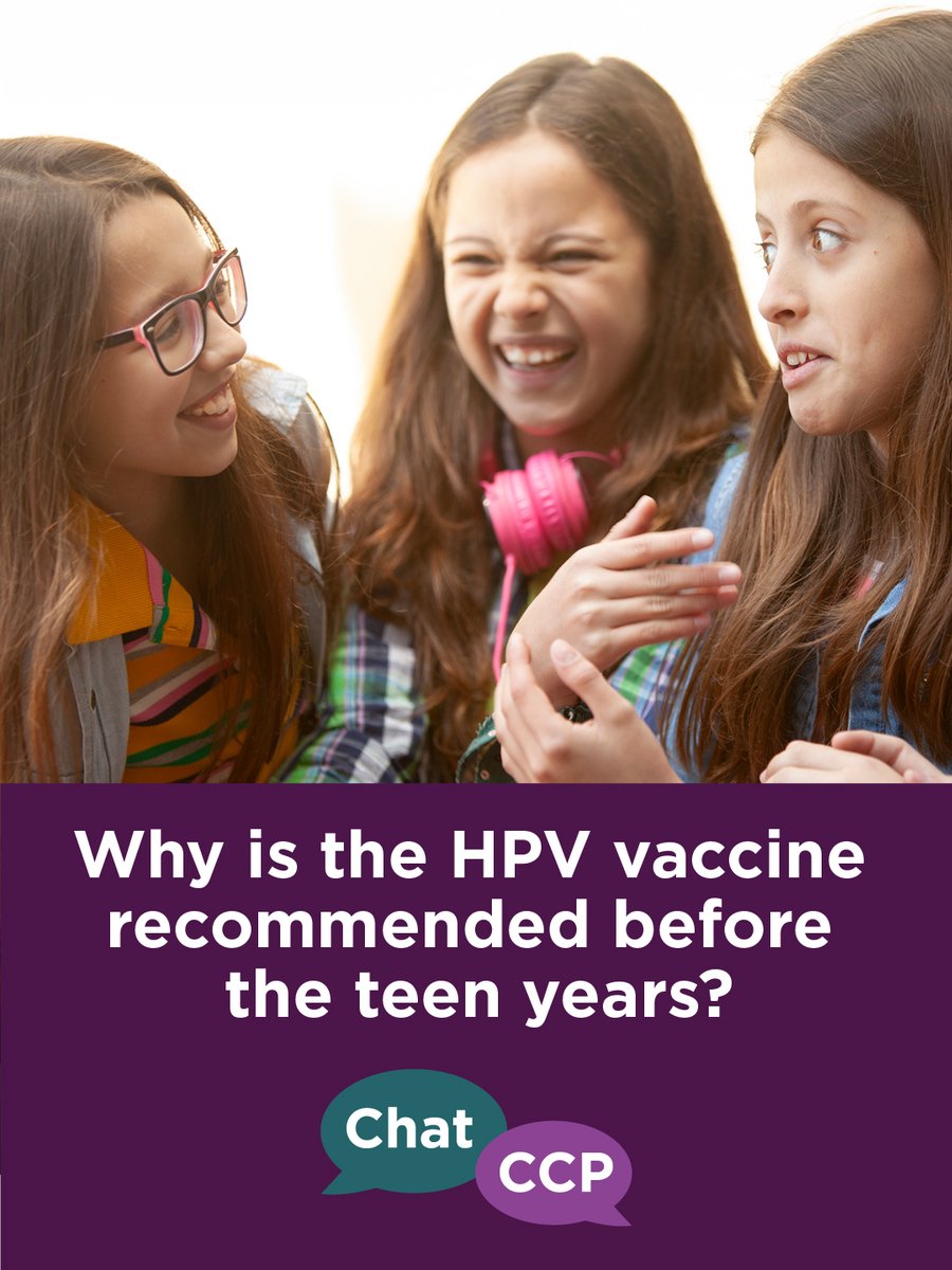 HPV is very common. That’s why the HPV vaccine is recommended starting at age 9. It works best when given before any exposure and when kids’ immune systems respond most effectively. Talk with your UPMC CCP care provider. 
ow.ly/HgSa50XY9f7
#CervicalHealthAwarenessMonth