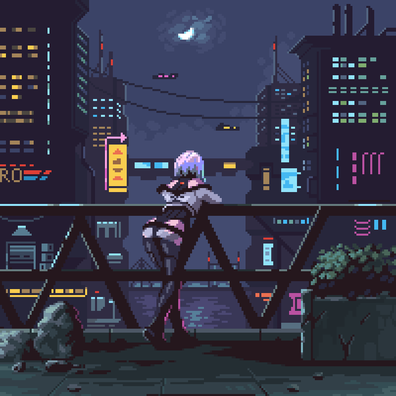 Pixel art | Cyberpunk: Edgerunners

Artist: <a href="/PixelArtJourney/">Pixel Art Journey</a>