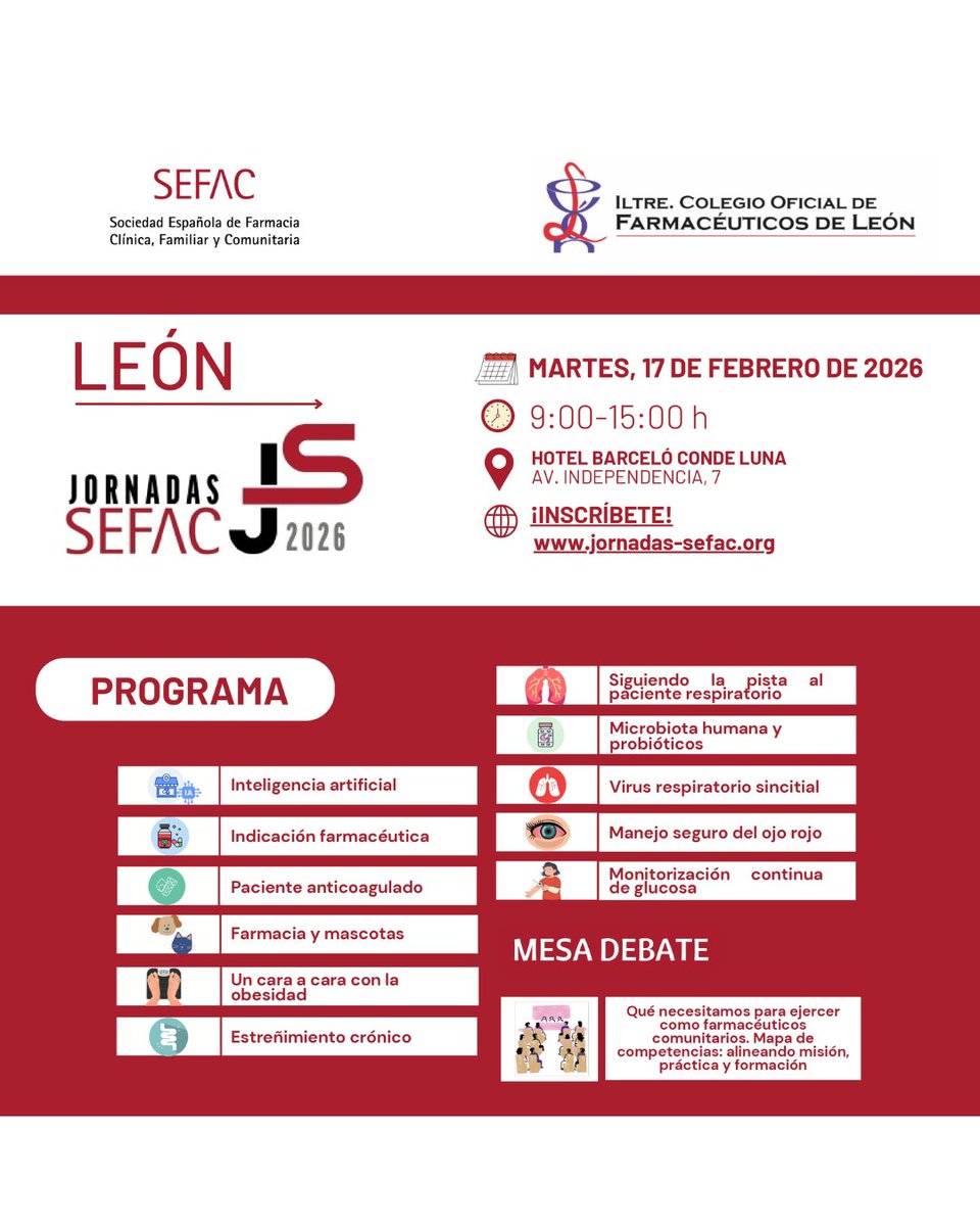 Colegio Oficial de Farmacéuticos de León tweet media