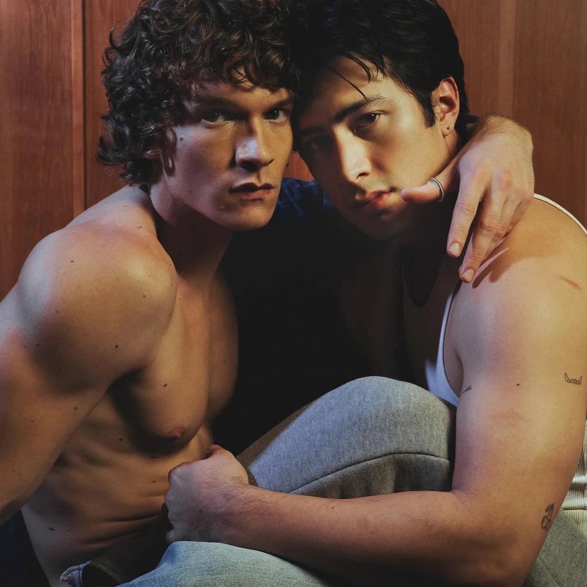 PopBase's tweet image. Hudson Williams and Connor Storrie are set as the 2026 Winter Olympic torchbearers.