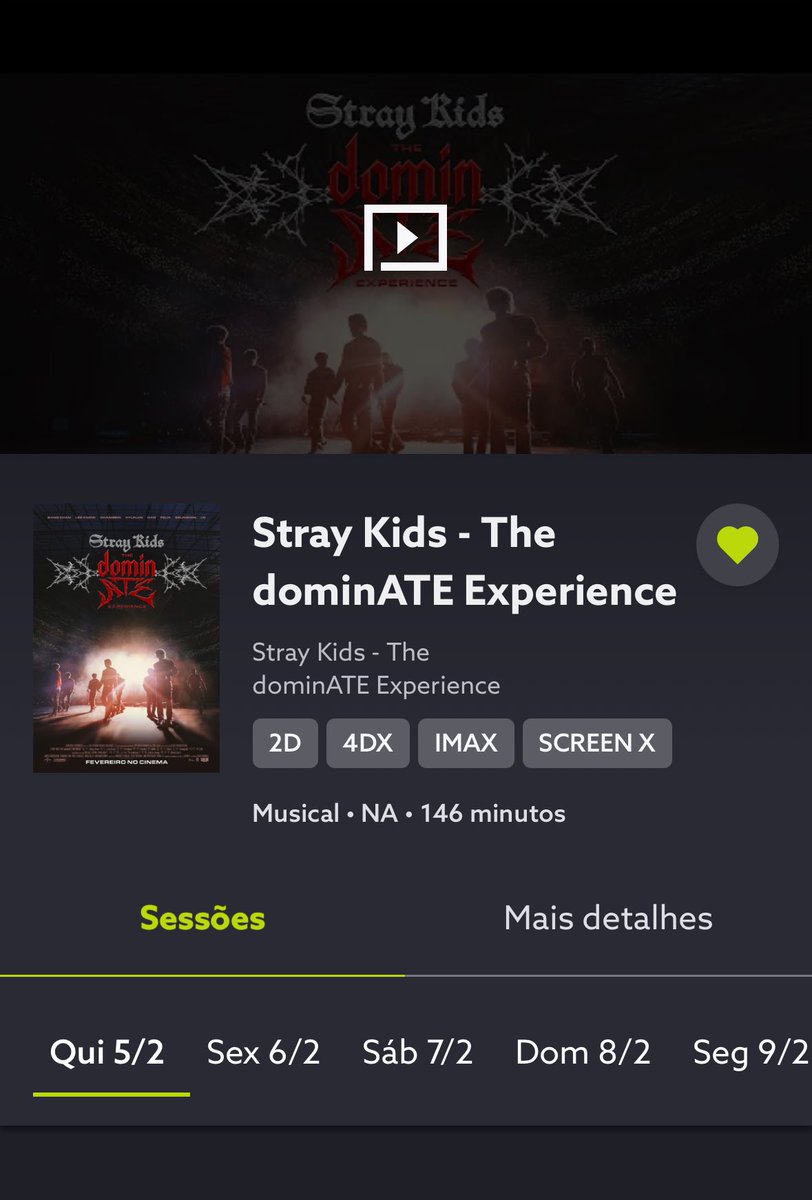 StrayKidsPOR's tweet photo. 📢 • 22.01.26 ─ INFO

➯ Os bilhetes para o filme “Stray Kids - The dominATE Experience” já estão disponíveis para venda nos cinemas NOS!

_______
#스트레이키즈 #StrayKids @Stray_Kids https://t.co/Nn8ZBTA72H