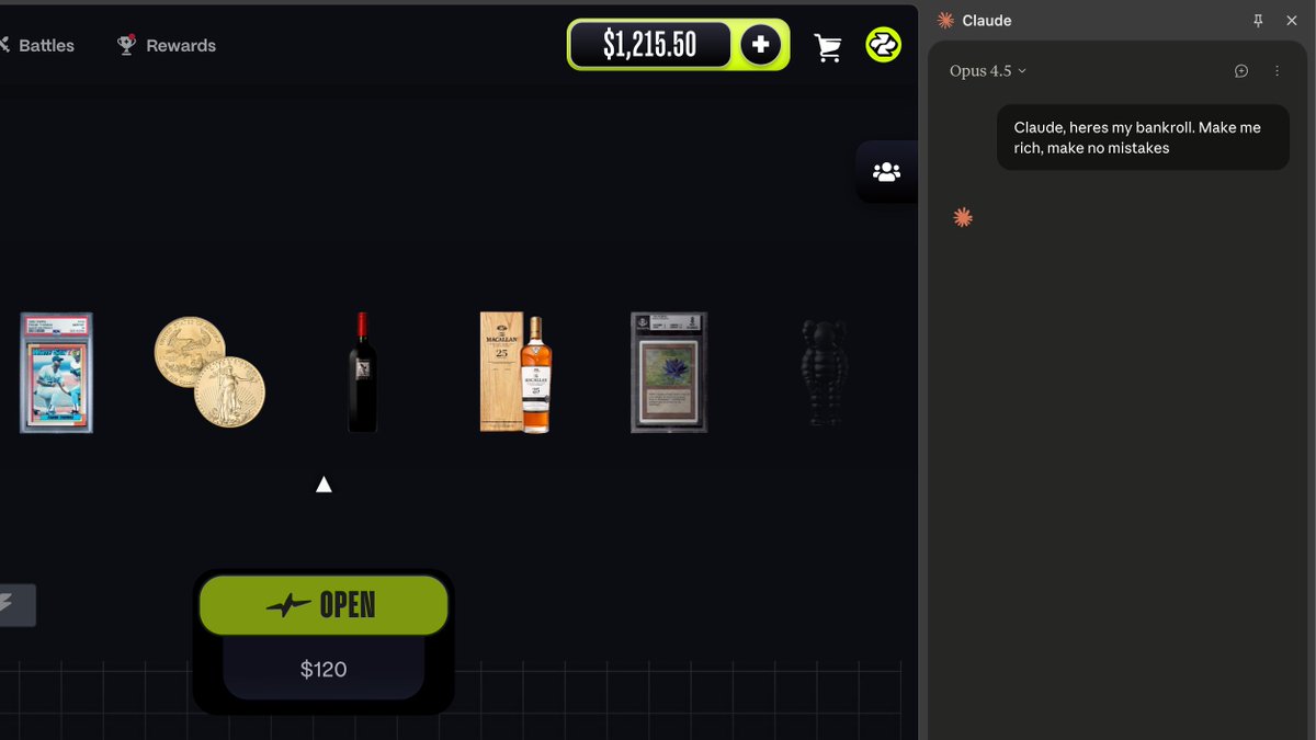 Pro tip: Claude can open packs for you if you ask it nicely