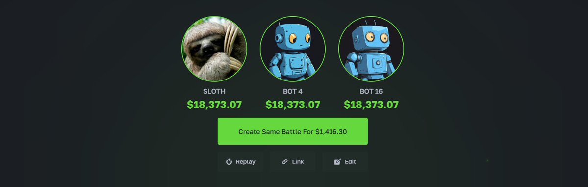 LuxDropCom's tweet image. $1,416 ➝ $18,373 - @SlothhCSGO printed with Crazy Mode

Need some juice to run some battles? Drop your LuxDrop username below 👇

Watch the battle here: luxdrop.com/battles/447e35…