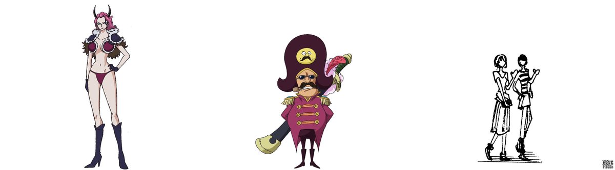 自転車に乗ったキャラクターのワンピース