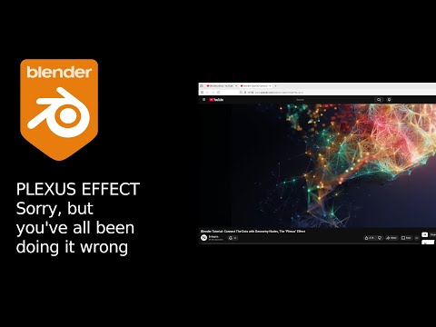 contentguild's tweet image. #Plexus Effect Done Right  in #Blender bit.ly/3NHwLU3