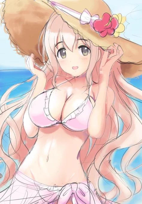 時間無いのでラフですが、誕生日おめでとう! 大好き #西園寺琴歌生誕祭2026