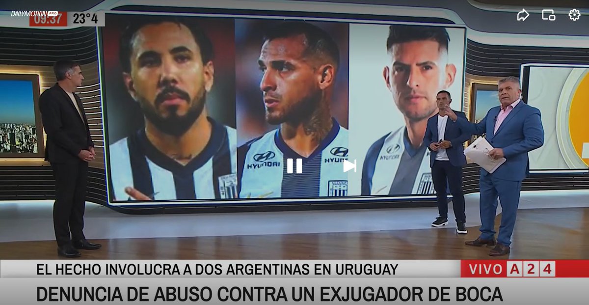 #LoÚltimo Denuncian en Argentina a tres futbolistas de Alianza Lima (Carlos Zambrano, Sergio Peña y Miguel Trauco) por presunta violación sexual ocurrida en Uruguay contra una joven de 22 años.
a24.com/deportes/grave…