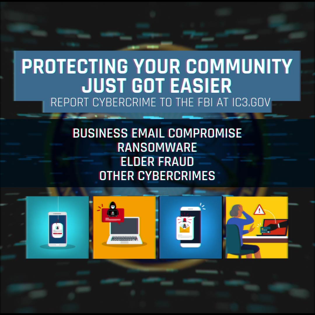 The most important thing when reporting a crime to IC3 is to report it  quickly, with as much information as possible, including: 🔹Cryptocurrency  wallets 🔹Email addresses 🔹Phone numbers 🔹Usernames 🔹Transaction IDs And