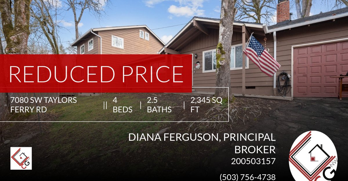 CsgNW's tweet photo. 📍 Reduced Price 📍 This recently reduced home at 7080 Sw Taylors Ferry Rd in Portland won't last long, so, don't wait to set up a showing! Reach out here or at (503) 756-4738 for more information!

Diana Ferguson, :Lic. WA and OR ... https://t.co/RZVJ906Sco https://t.co/TuSylNZmMH