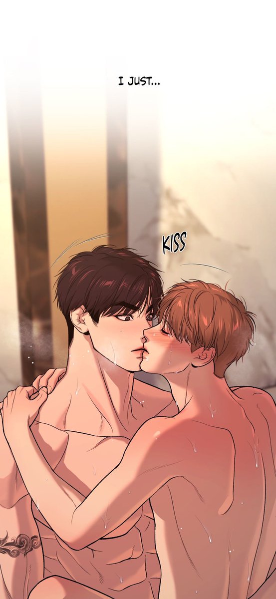 Although Dan uses the past tense, it’s obvious that he still loves JK. When JK is self-loathing, Dan comforts him verbally and physically. During last sex, he can’t stop recalling Chapter 44. Emotions can be suppressed, but the body doesn’t lie. This love never faded. #Jinxmanhwa