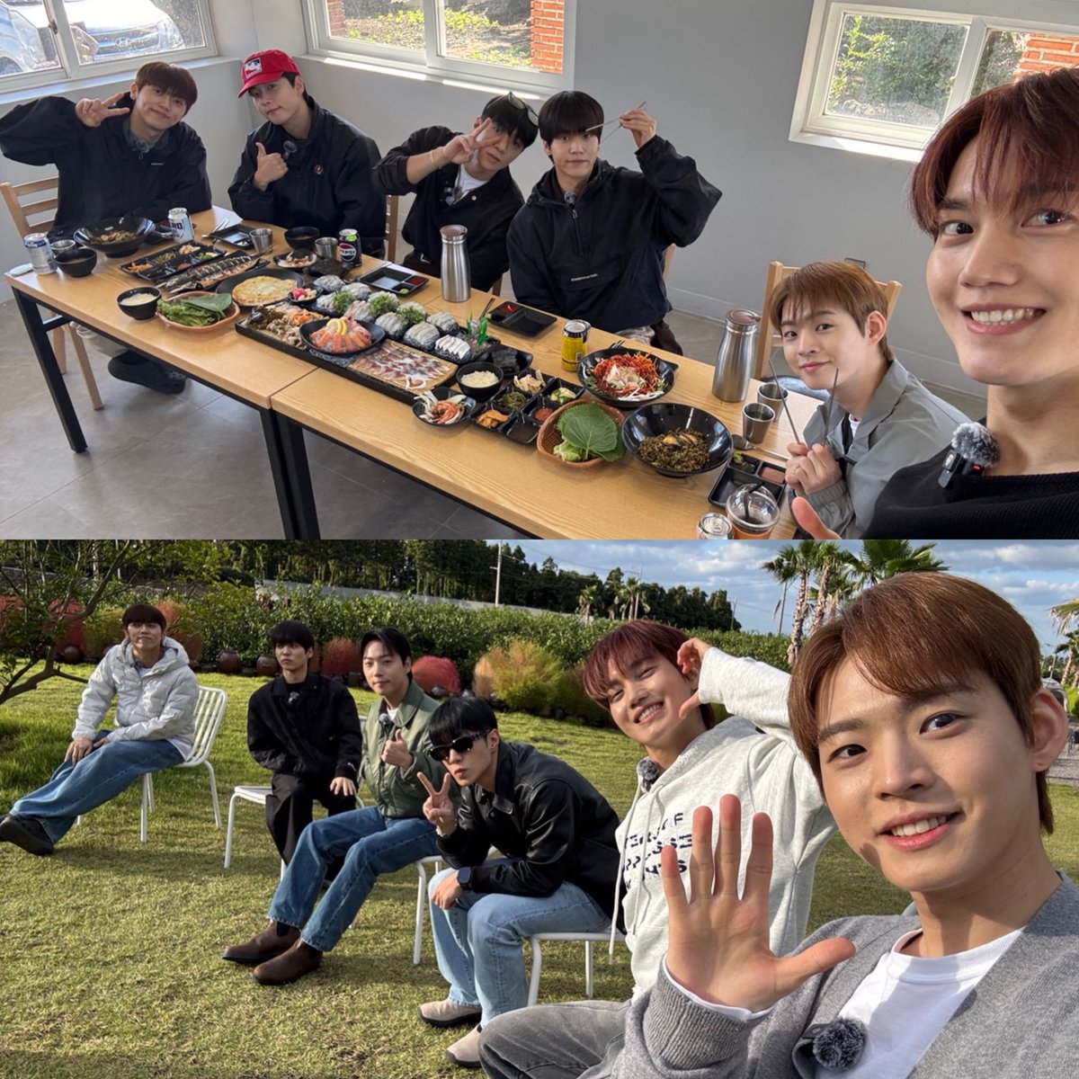 zanzanbary's tweet image. 쭈니가 올려준 엇때 단체사진들 좋으다