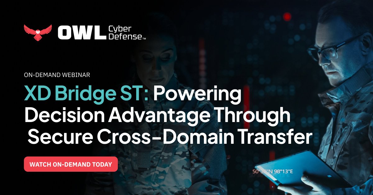 Hear from Product Management in our on-demand webinar about the core capabilities and features of XD Bridge ST, the mission use cases it supports, how it's hardware-enforced design enables decision advantage and more. Watch now: hubs.la/Q03_TQbc0