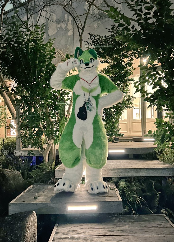 B「いつかまたここで会おうね。約束だよ。」
📸:<a href="/vizmaster_hb/">はせぼん w/ マフォクシー</a>
#fursuitfriday