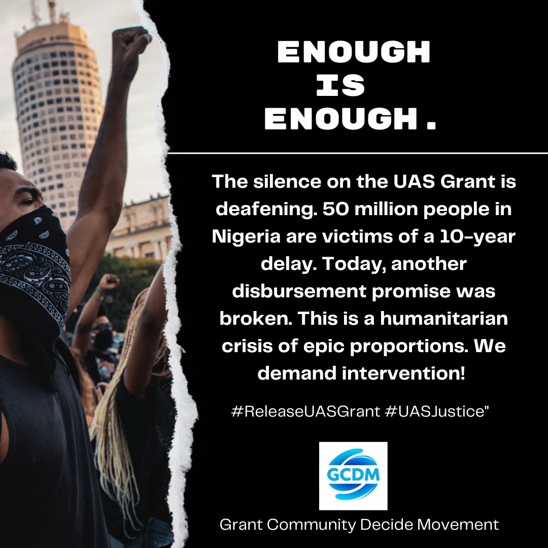 <a href="/officialABAT/">Bola Ahmed Tinubu</a> <a href="/realDonaldTrump/">Donald J. Trump</a> <a href="/SecWar/">Secretary of War Pete Hegseth</a> <a href="/WorldBank/">World Bank</a> <a href="/UNDP/">UN Development</a> 

#fela #verydarkman #peller #ReleaseUASGrant #UASJustice