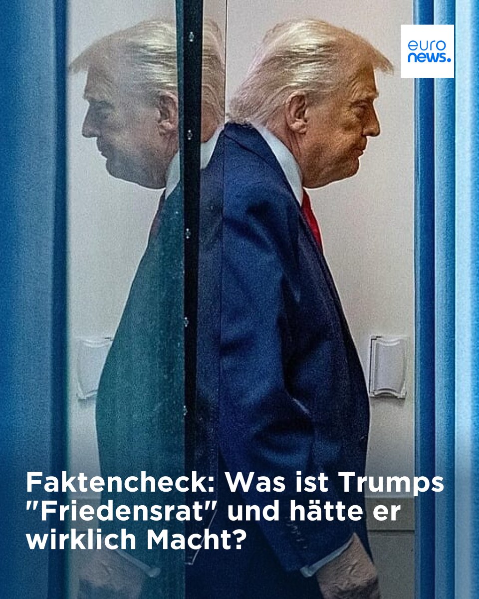 euronewsde's tweet image. Aus einer durchgesickerten Charta geht hervor, dass Trumps "Board of Peace" ein weltweites Mandat erhalten soll. Völkerrechtsexperten zufolge wäre seine Macht begrenzt. #TheCube
➡️ l.euronews.com/saZw