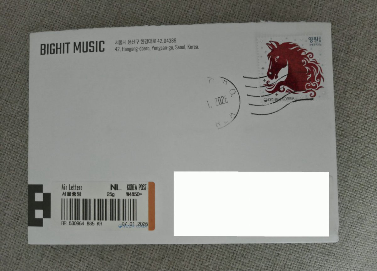 MirjamMacedonia's tweet photo. It must have been faith... Getting the letter and tickets today. I'm blessed!
#BTSMAIL #BTSComeback2026 #BTSWorldTour #BTSarmy https://t.co/xHZEt29ReV