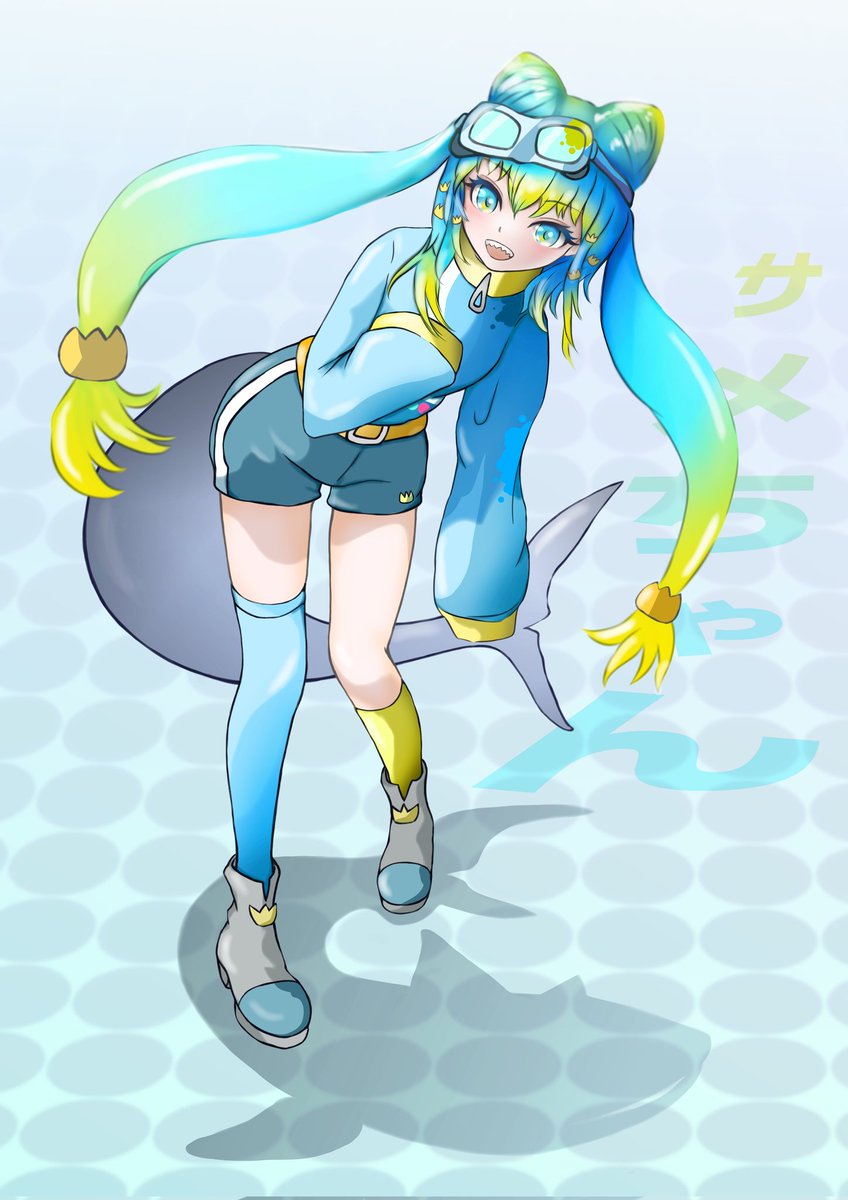 #よその子  #代理ちゃん
 #サメちゃん  #描いてみた