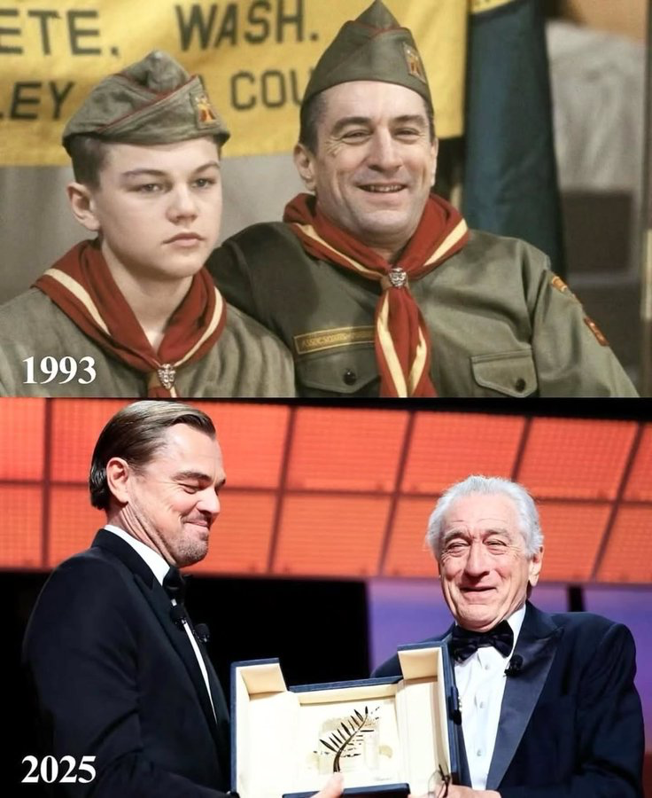 TheCinesthetic's tweet image. Leonardo DiCaprio and Robert De Niro are tied for the most Best Picture Oscar appearances by an actor, with 12 each.