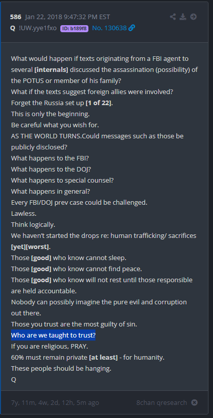 60% must remain private [at least] - for humanity. NOT FOR humanity, 60% must be private to keep the three letters SAFE....Every FBI/DOJ case could be questioned. Those you are taught to trust are the most guilty of sin.