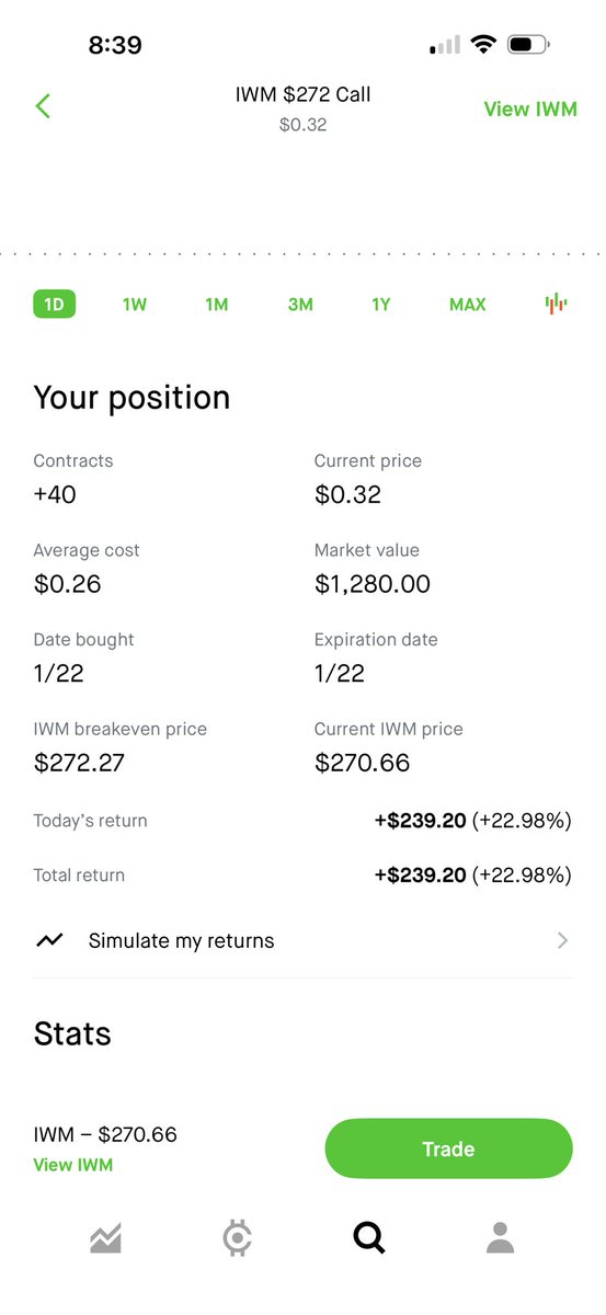SireAbram's tweet photo. Just made another quick $239 in 1 min to end the day with $1,000 profit https://t.co/RagFX9dQfs