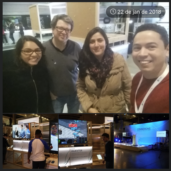 andrewssobral's tweet photo. January 22, 2018 — Paris 🇫🇷 (8 years ago today)
Facebook Connexions at Station F, with the ActiveEon ML Team and Yann LeCun. A memorable moment that reinforced my passion for AI and innovation. @lolynepacheco @ImenBizid https://t.co/xG39tEpj66