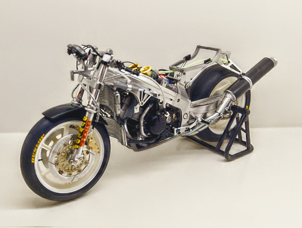 KENWOODteamBluefox87全日本TTF1仕様で作る #バイクプラモ盛上げ隊