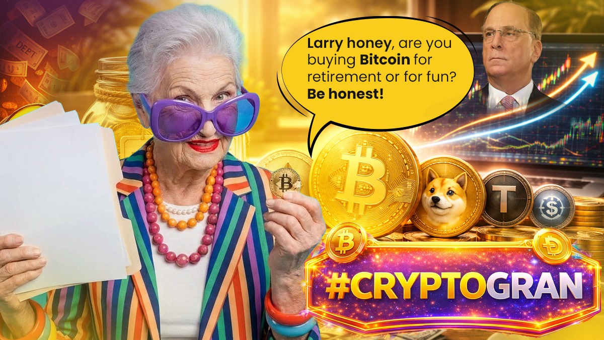 cryptogran_1957's tweet photo. @BlackRock @BlackRock Larry honey, you’re talking rates, sticky inflation, and “macro” for 2026… so be honest with grandma 😭

Are you buying Bitcoin for retirement or for fun? #CRYPTOGRAN https://t.co/wBXhpqUT2j