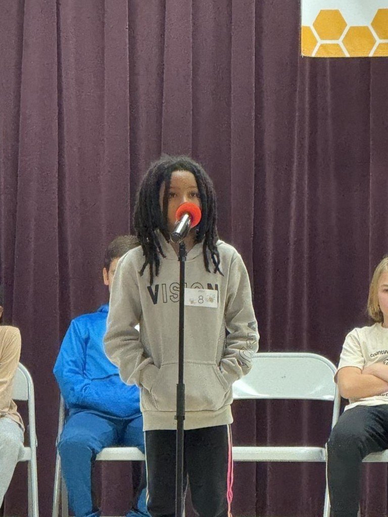 CCPSFarm's tweet photo. What a great night at the CCPS Spelling Bee! 

These three students did an awesome job representing Farmington with confidence and pride.  Congratulations to Liam for placing 3rd and Riley for earning 2nd place! Farmington is so proud of all of you—way to spell s-u-c-c-e-s-s! https://t.co/2riESW6i5e