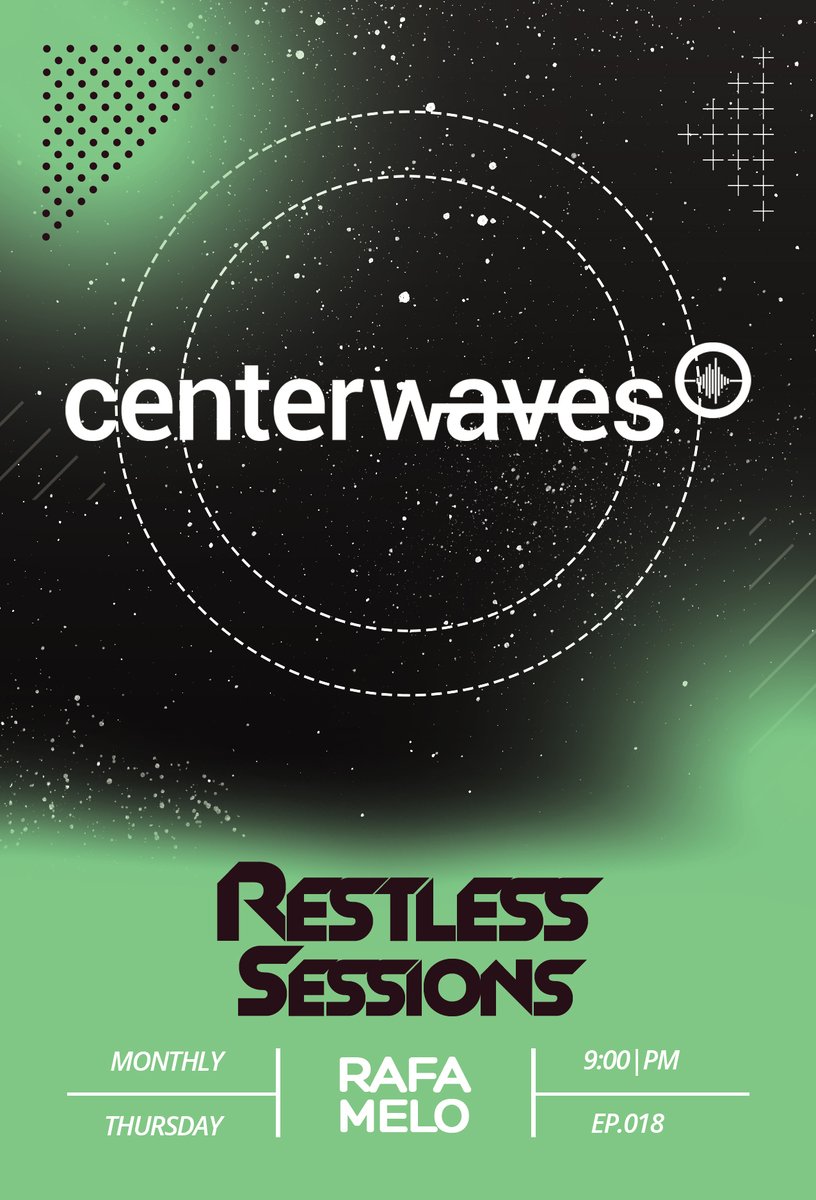 📻 Hoy: centerwaves.com

🕖7pm   Dj Fran Guerrero - Sunset Sessions 192
🕘9pm  Rafa Melo -  Restless Sessions 018

🎙#Música #EnVivo #centerwaves