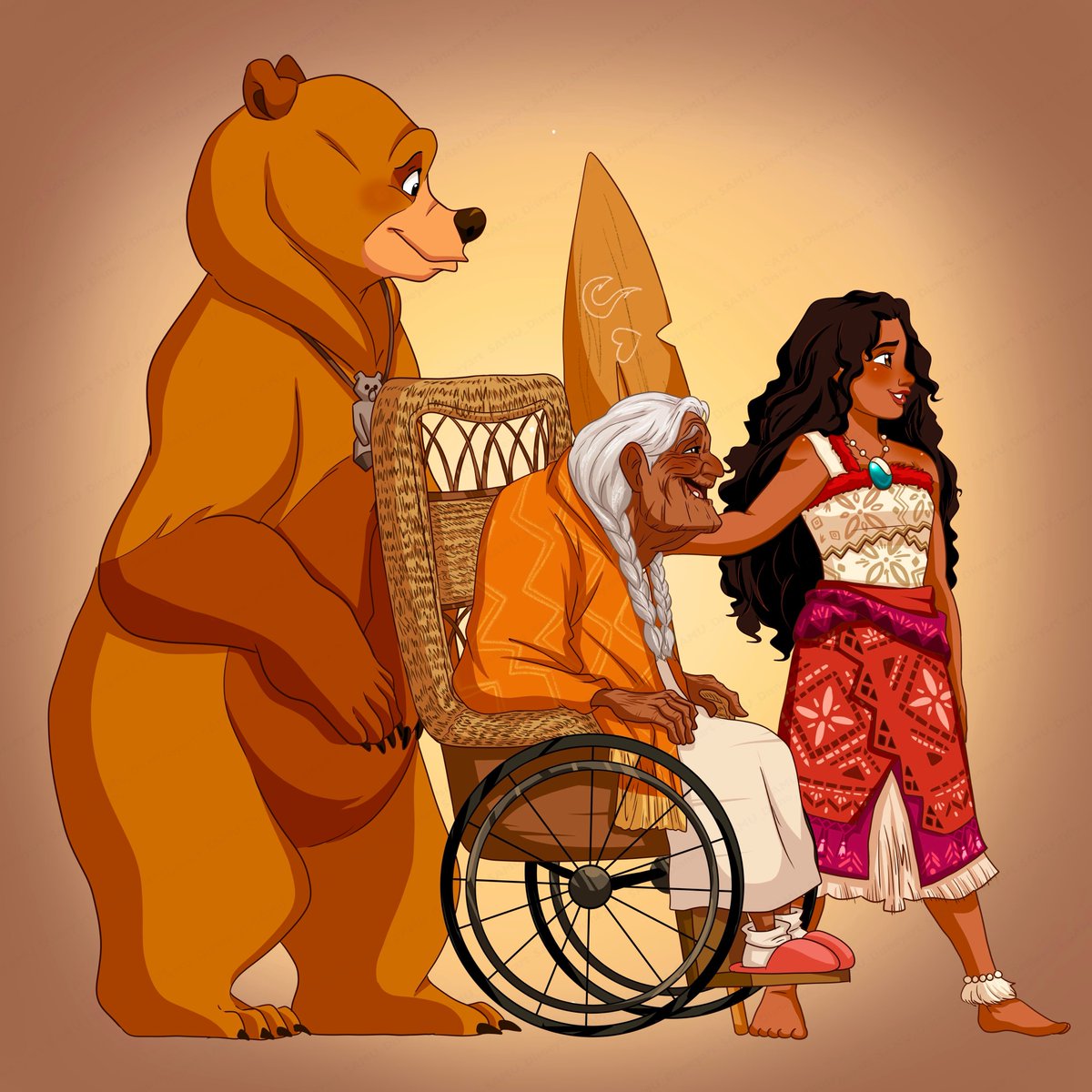 samu_disneyart's tweet image. I'll never forget you✨