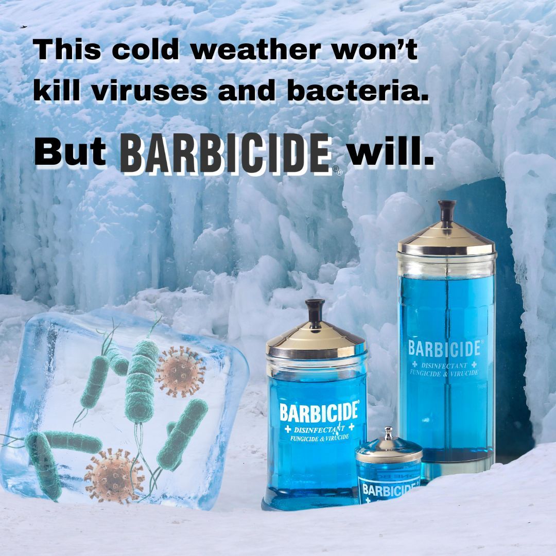 We've got a cold weekend ahead. Stay warm, stay safe, and stay healthy.
#Barbicide