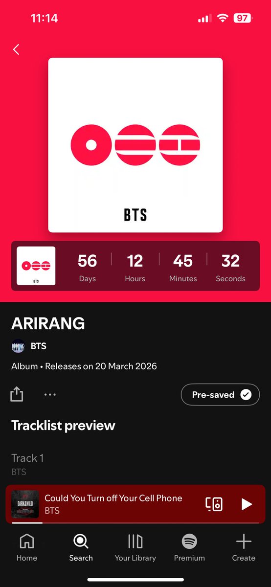 HeyyaNonome's tweet photo. @thvrai I usually/mostly stream BTS songs on Spotify https://t.co/Oh4GJxBwRp