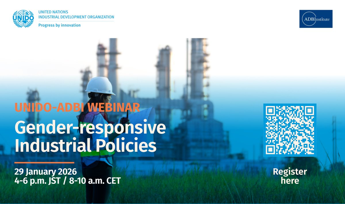 UNIDO Trends in Industrial Development & Stats tweet media