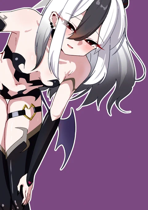 覗き込むサキュバスカヨコ