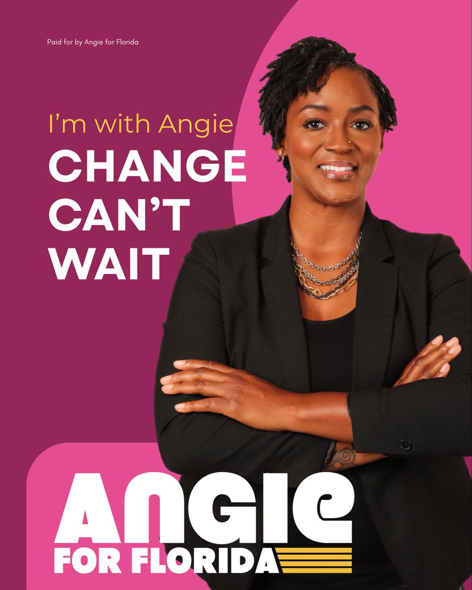 AngieNixon's tweet photo. Are you with me on day one of this fight for the U.S. Senate? If you are, let your people know.

Use my social media toolkit to share why you’re in. It’s going to take all of us to win this, but change can’t wait. 

Grab the toolkit at https://t.co/OARNPfQoaD.

#angieforflorida https://t.co/UN3JtAEDBg