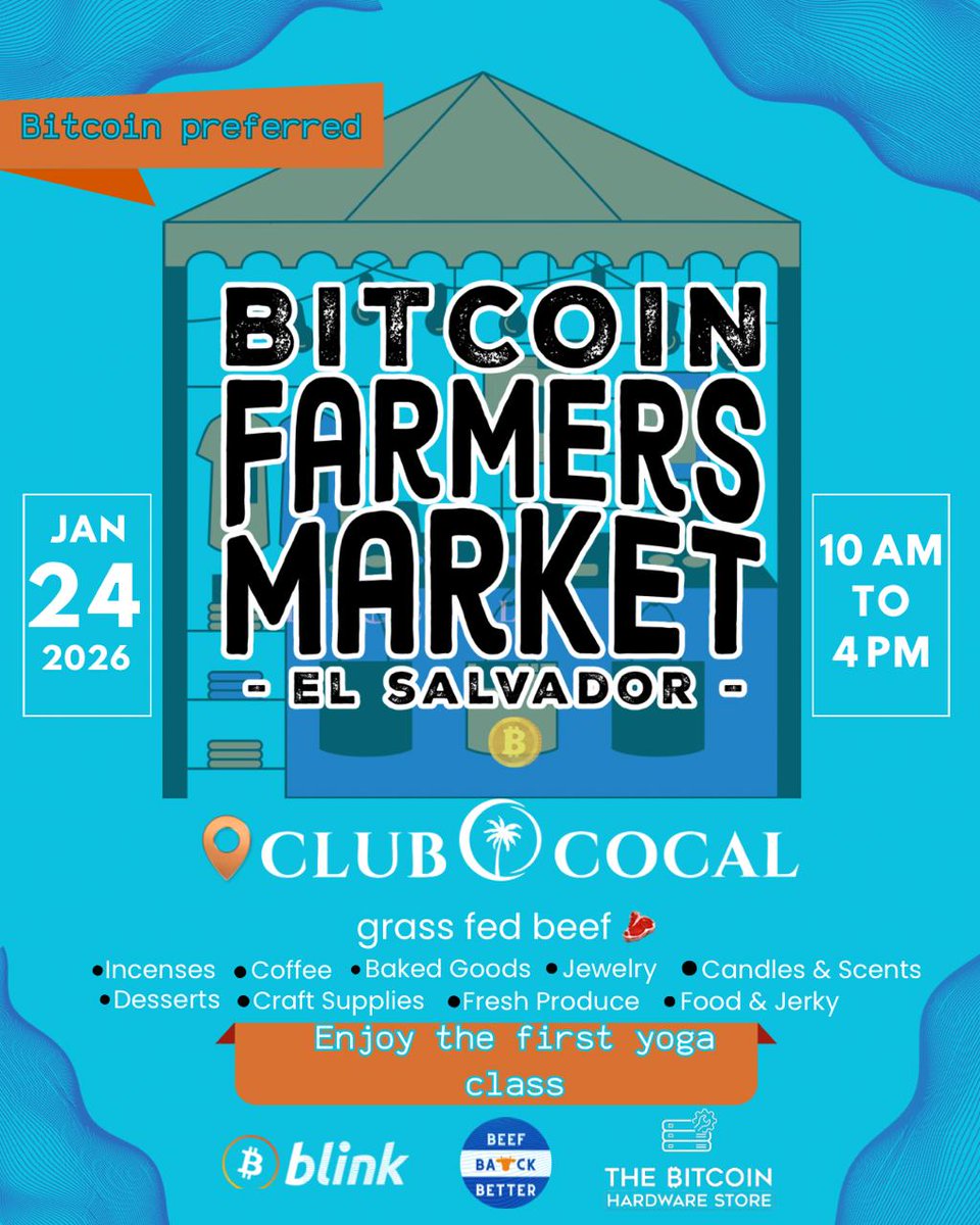 ClubCocal's tweet photo. DATE CHANGE!!

The @btcfarmersmrkt is now this SATURDAY 1/24 here at Club Cocal.

The last one was a huge success! Lets do it again! https://t.co/0Wz2nc8AxK