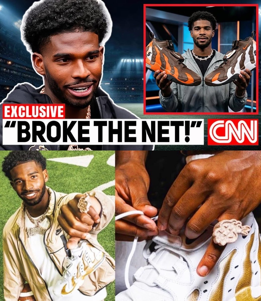 🚨 NIKE SYSTEM FAILURE! 🚨 It took exactly 8 MINUTES for Shedeur Sanders to  break the internet. 🤯 At 10:00 AM, his new 