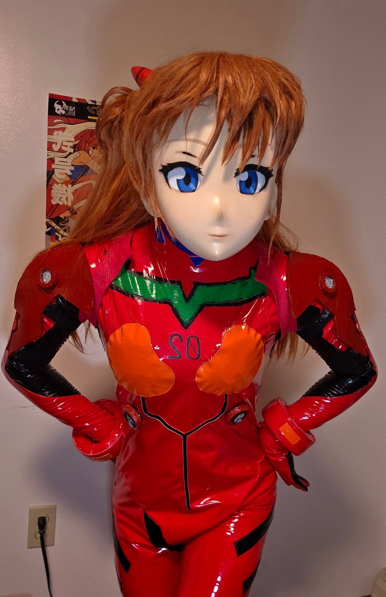 That girl with the cherry red plugsuit.
#kigurumi #Asuka #Langley #Evangelion #着ぐるみ #kig #kigurumicosplay