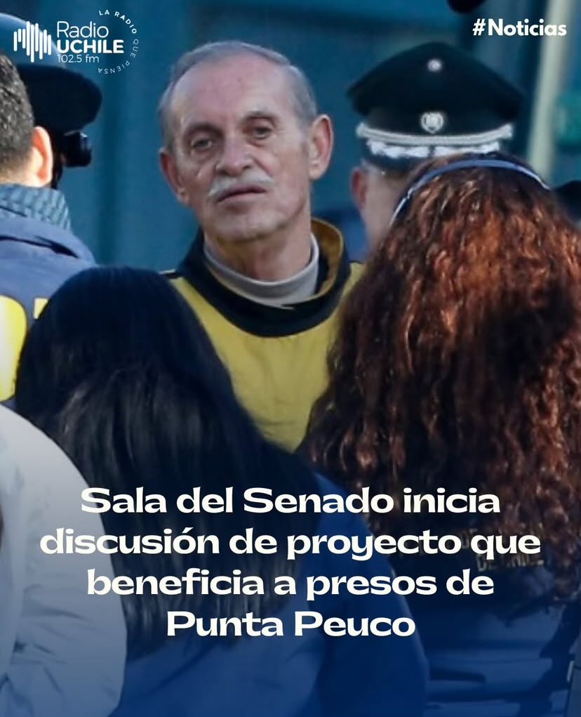 baradit's tweet photo. Liberar delincuentes

¿Kast busca apoyo de militares?

De otra forma no me explico que se tramite una ley que liberaría a:

370 personas condenadas por crimenes
de lesa humanidad
192 por abusos sexuales
155 por delitos de violación
27 por homicidio y
5 por parricidio
. https://t.co/MZ9SEec4nX