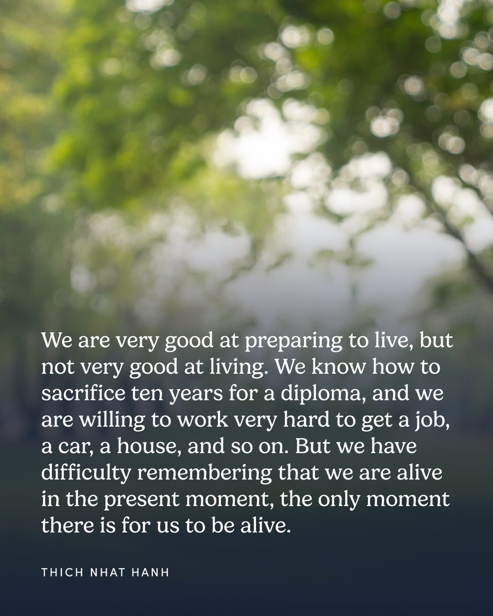 We can learn from the past and plan for the future, but we’re still always living in the present.